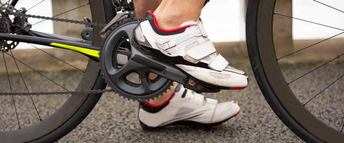 Detalle parte de una bici de carretera